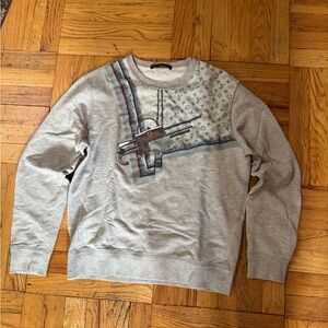 Louis Vuitton Gray Men’s Sweater